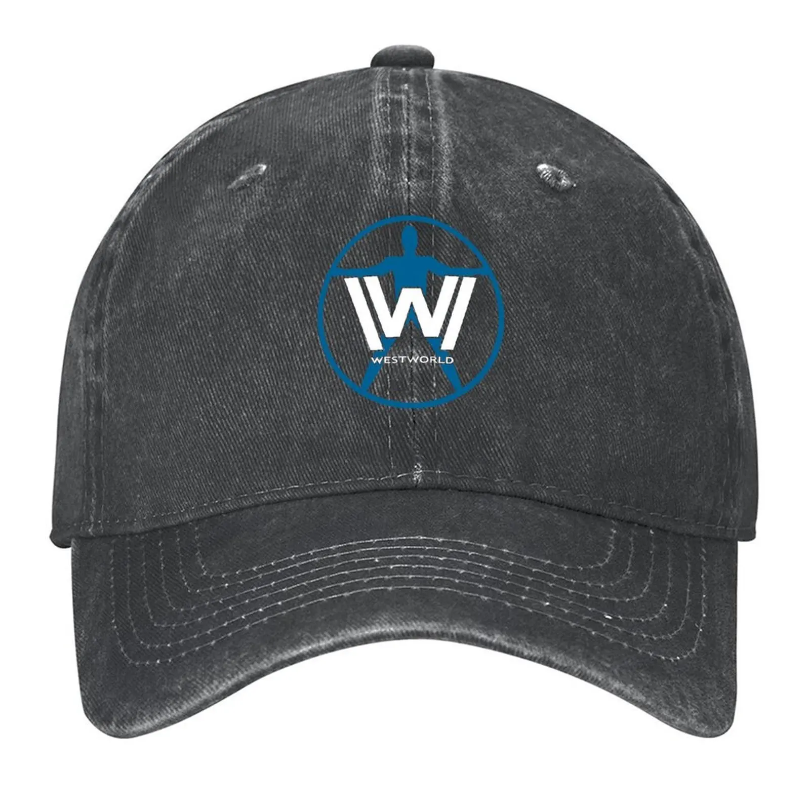 

Westworld Host (Blue and White) Baseball Cap hats for men Dropshipping Christmas Hat Uv Protection Solar Hat Caps Male Women's