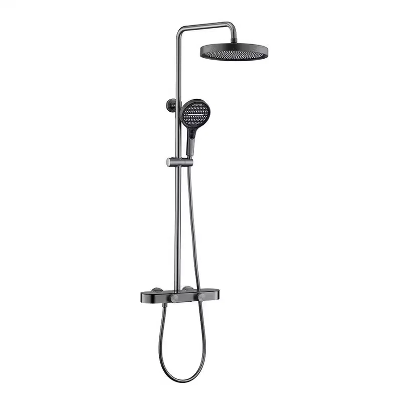 

Настенный душевой набор для ванной комнаты, система дождя, верхняя насадка для душа, фильтр, большая платформа, роскошный душевой набор