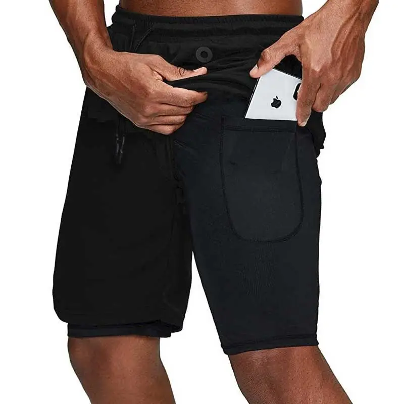 

Summer 2026 Men's Fitn Spor ort Pants Five-Quarter Length Anti-Light Running orts Trendy Polyester Fiber Straight Leg
