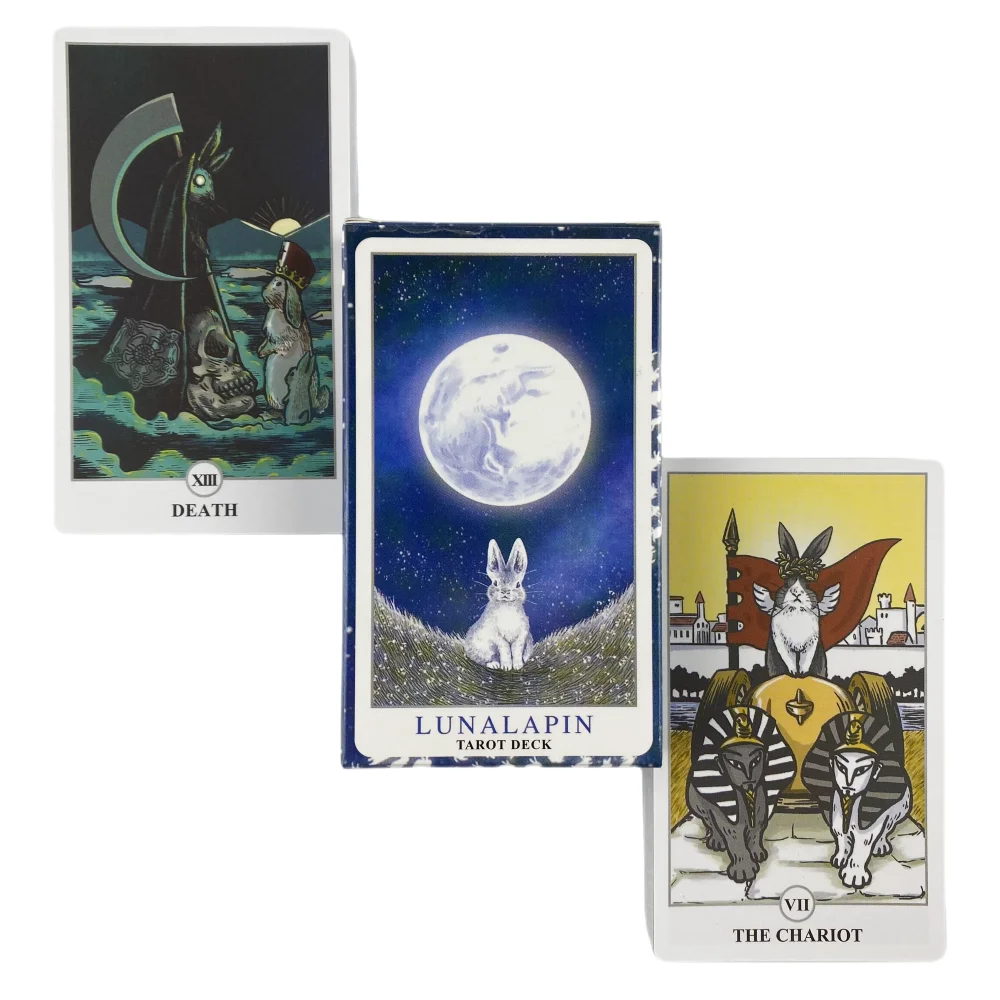 Rabbit Tarot Deck Lunalapin Rabbit Tarot Cards Tarot Card Game Gift