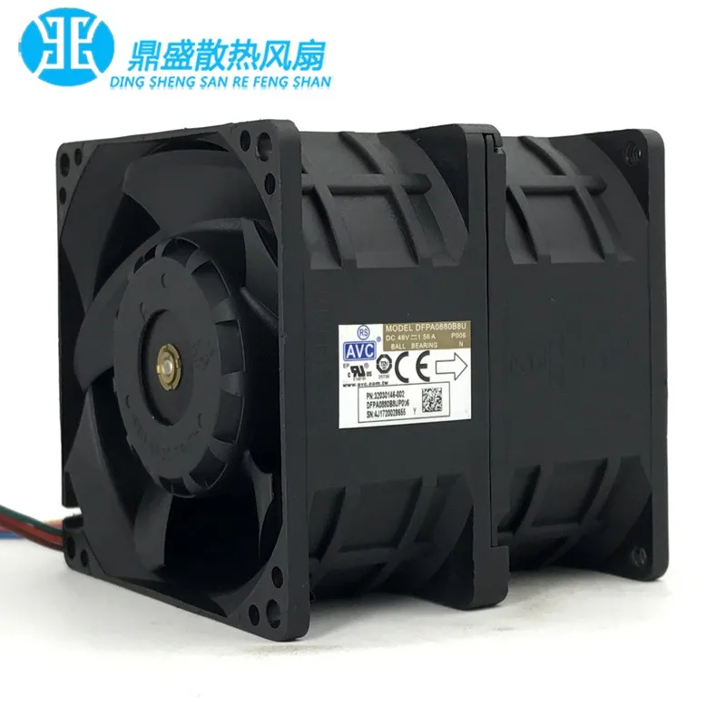 

1 шт. * ОРИГИНАЛЬНЫЙ DFPA0880B8U 48 В 8080 80*80*80 мм НОВЫЙ охлаждающий вентилятор-радиатор