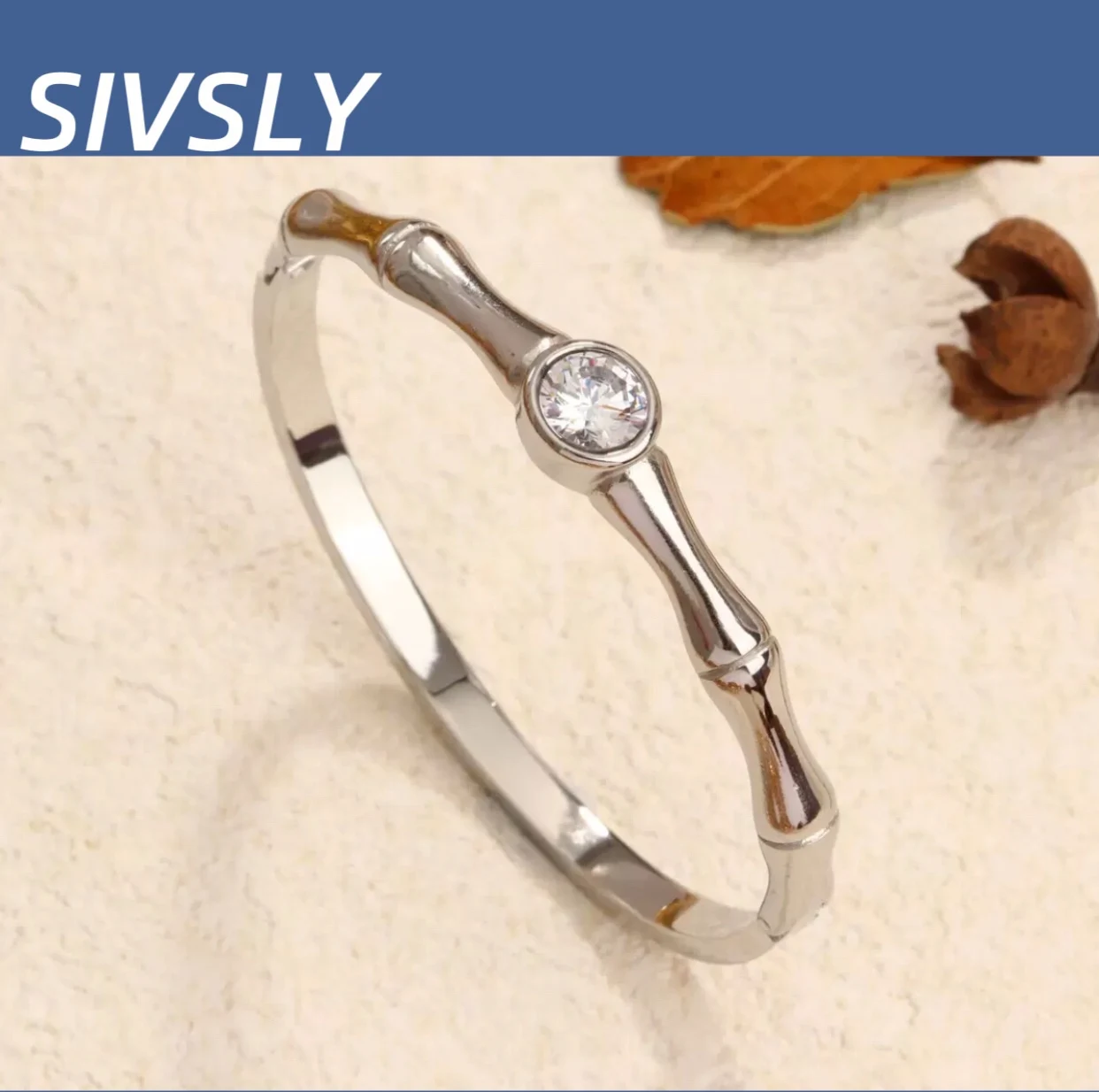 Amantes Venta caliente popular lujosa pulsera de circonio de alta gama para mujeres, joyería de acero inoxidable