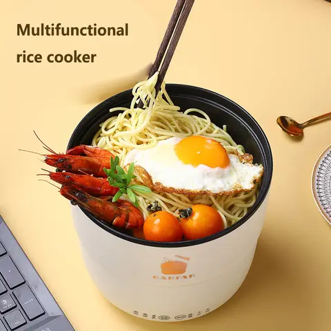 2026 New 1.8L Small Rice Cooker 450W Power Multifunctional Smart Electric Cooking Pot Home Portable Non-stick Hot Pot Soup Pot