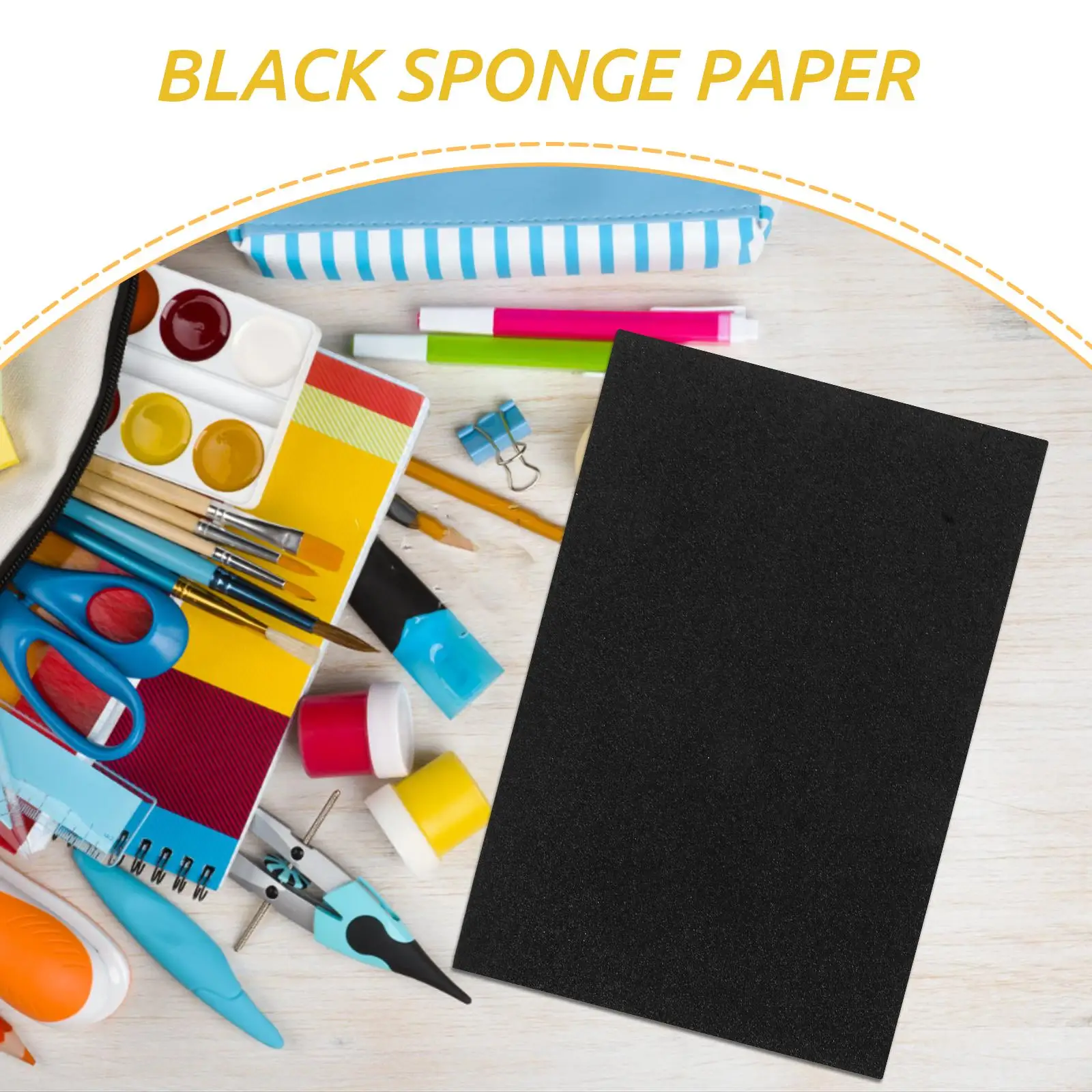 

10pcs Glitter A4 Non-adhesive Craft Sponge Decorative Papers for DIY Projects Scrapbooking A4 Non-Adhesive Craft Glitter