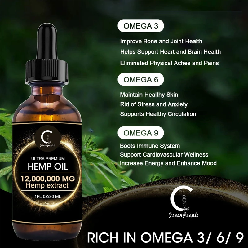 Relief Oil Extract Drops, 12000.000mg, Supports Daily Overall Health, Wellness, Sleep & Relaxation, All Natural , Non-GMO