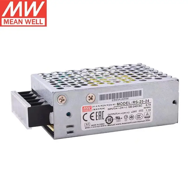 

Taiwan Mean Well RS-25-24 24V 1.1A Single Output Switching Power Supply AC-DC Brand New Original Authentic