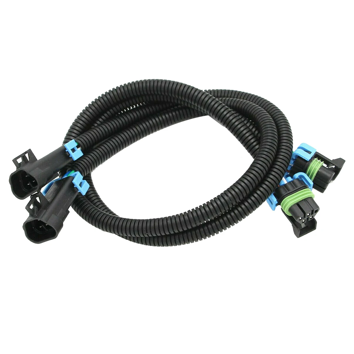 Pair 24 inch Oxygen O2 Sensor Extension Wire Harness for Camaro Corvette LS2 LS3 LS7 L99 LTT 213-4408, 213-1694