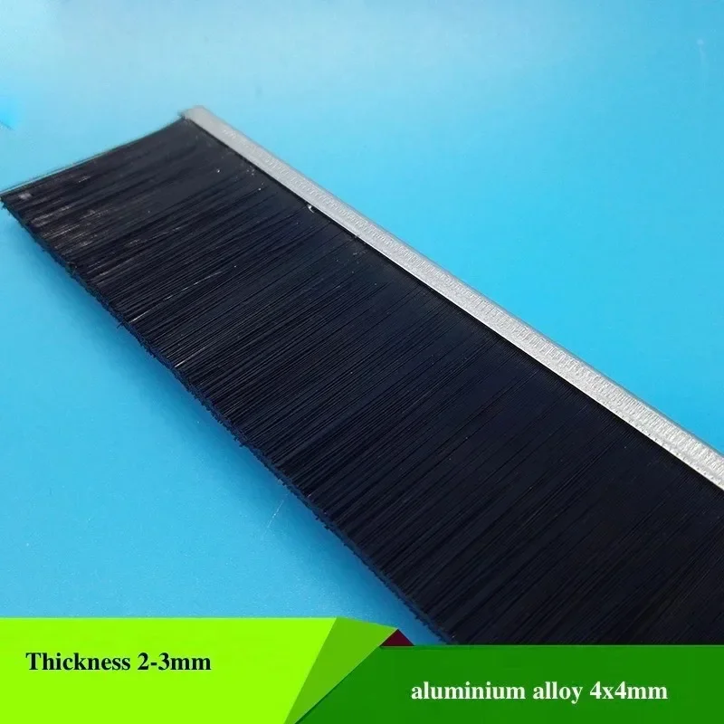 Custom Made Brush Detachable Dismountable Seal Brush 15mm 20mm 25mm 30mm 35mm 40mm 50mm 100mm 50cm x 20 Pieces Black