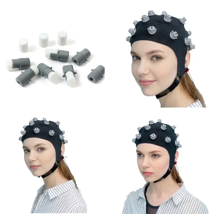 Ce Certified Semi-Dry Gelfree-S3 EEG Electrode Hat; Saline Based Electrode Hat For Direct Use With Brainmaster Eeg Amplifiers