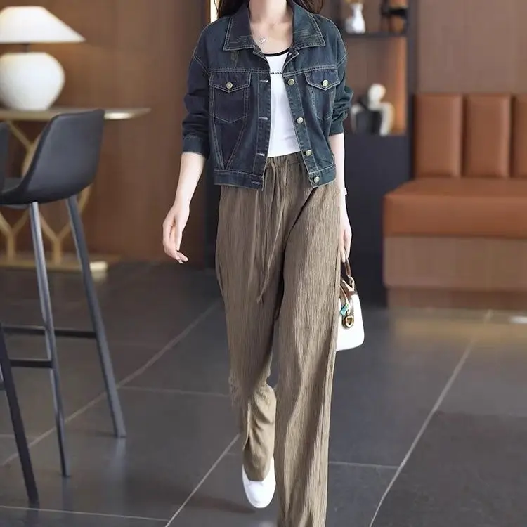 

Женские джинсовые куртки, нерегулярные ленивые весенне-осенние пары, обычные леопардовые эмо-эстетические комфортные грубые красочные уютные