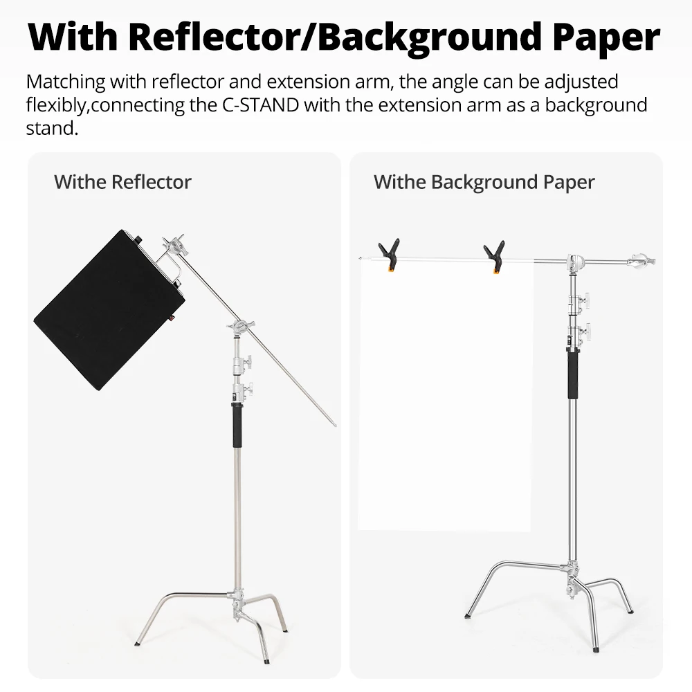 الثقيلة قبضة رئيس 1.5 سنتيمتر 15 مللي متر C حامل تصاعد محول حامل معدني التصوير ل ضوء حامل تمديد بوم الذراع