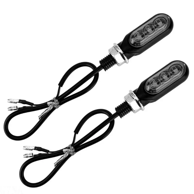 G7NA Pair Motorcycle Dynamic Turn Signals Very Bright LED Mini Size All Weather Resistance Simple Installation Guide