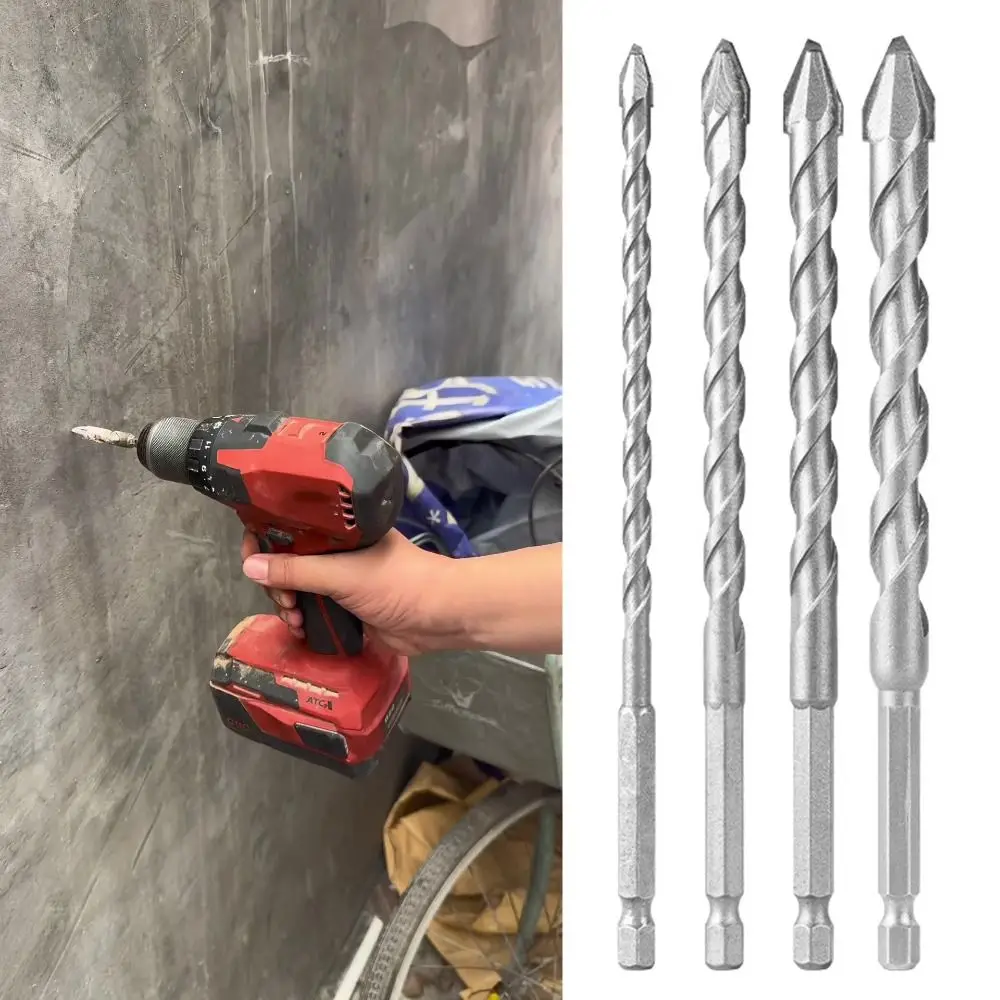 

High Hardness Triangle Tile Drill Set Precision Drilling Hex Eccentric Drill 6/8/10/12mm Hole Opener Tile Drill Bit Rock Slab