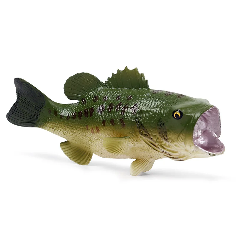 

Children's cognition, solid simulation, marine animal model, largemouth bass, marine animal model, toy ornaments