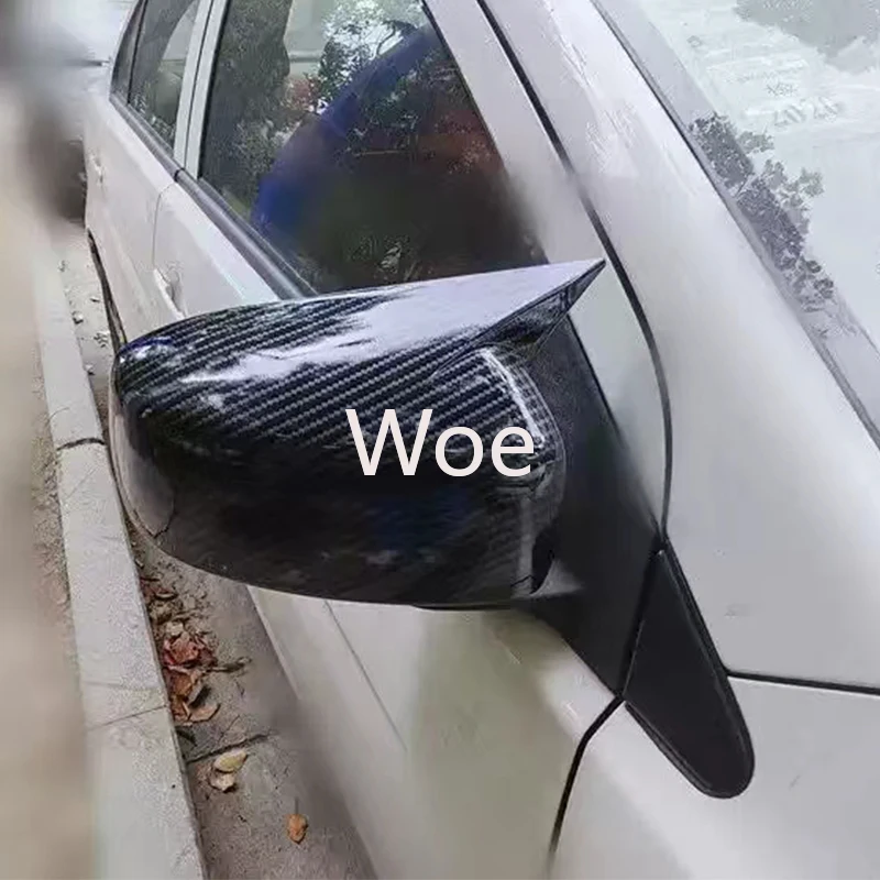 Woe For Mitsubishi Mirage G4 attrage 2016 2017 2018 2022 2023 Exterior mirror cover with scratch-resistant rear view mirror cove view 4