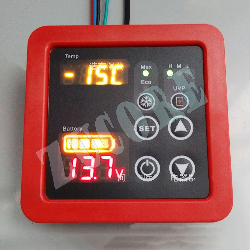 ترموستات 12V24V48V شاشة إلكترونية للفريزر بالطاقة الشمسية سيارة RV ثلاجة ترموستات