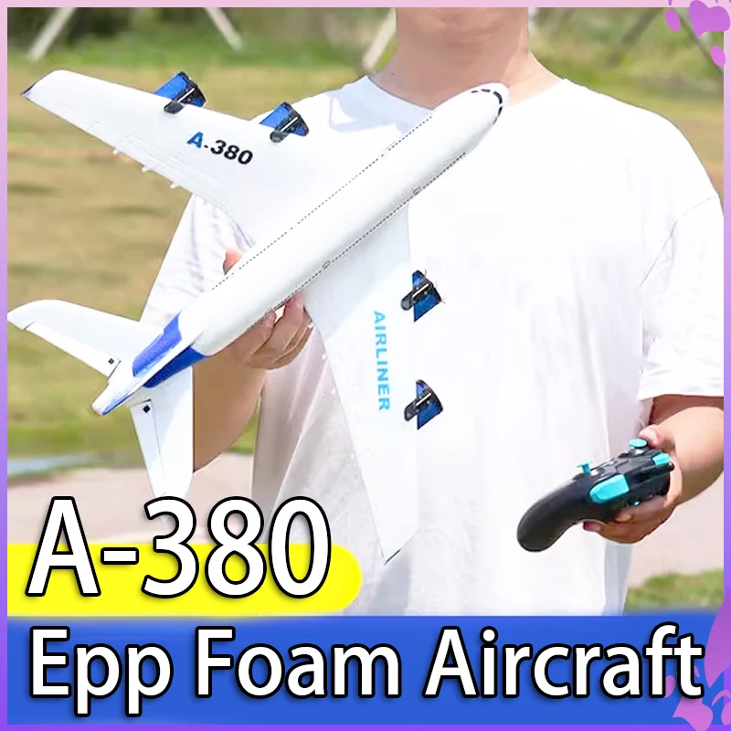 

Remote Control A380 Aircraft 747 Airbus Fixed Wing Foam Aircraft Model Three Channel Glider Model Children'S Toys