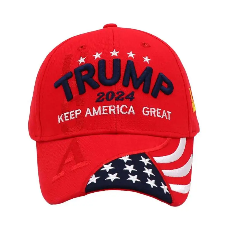 

DonaldTrump 2024 Cap Camouflage USA Flag Baseball Caps Keep America Great Again President Hat 3D Embroidery Baseball Cap