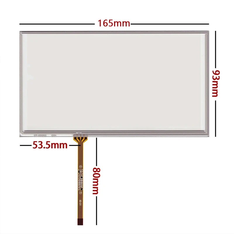 Pantalla táctil de 7 pulgadas para reproductor PIONEER AVH-4200DVD, repuesto de Panel táctil de 4 cables para Avh 4200 Nex, novedad