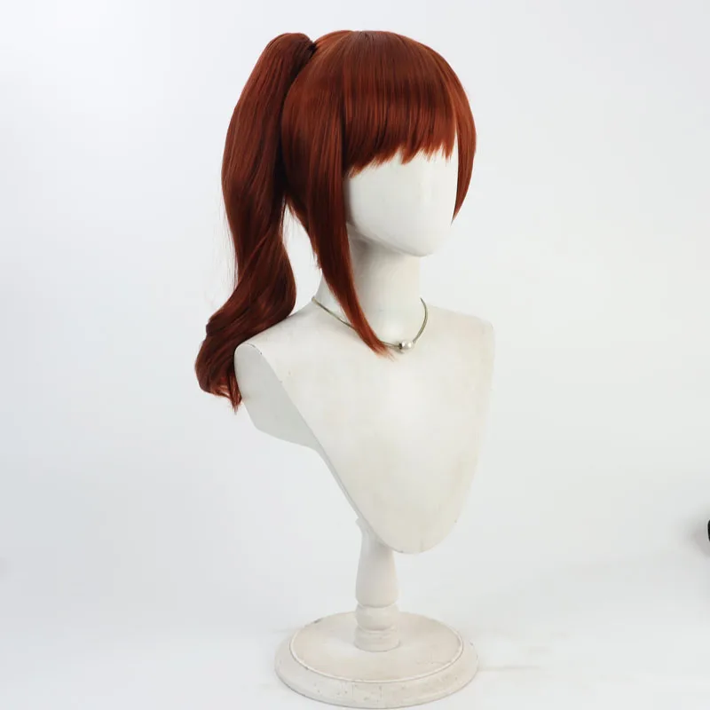 Gakuen Idolmaster Igarashi Kyoko Cos Cosplay Wig Halloween Party Prop Synthetic Hair Heat Resistant Fiber + Wig Cap