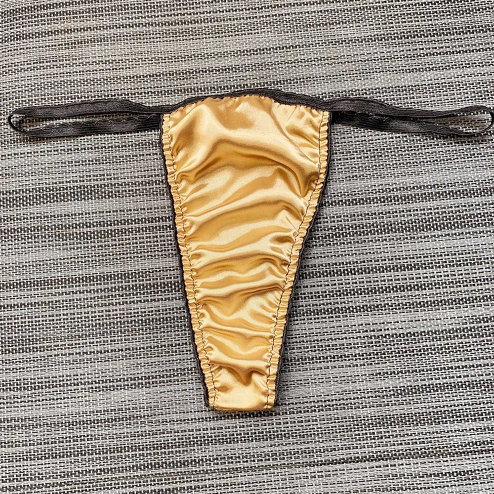 

Underpant Underwear Briefs Sexy Men's Low Rise Thong Underwear in Soft Artificial Silk Fabric for an Irresistible Look