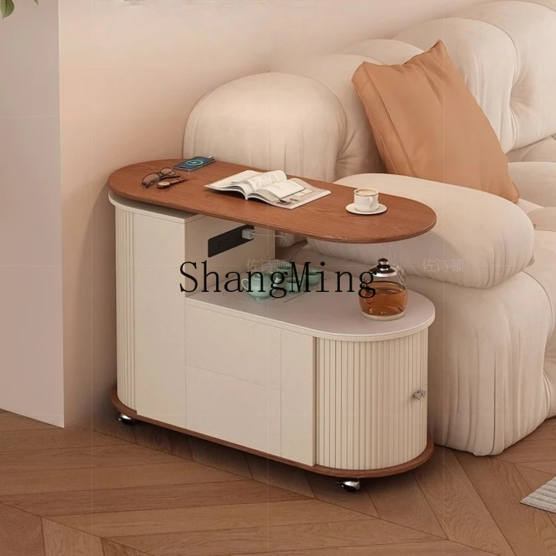 

ZYY tea table tea cart kettle mobile small tea table light luxury high sense movable side table