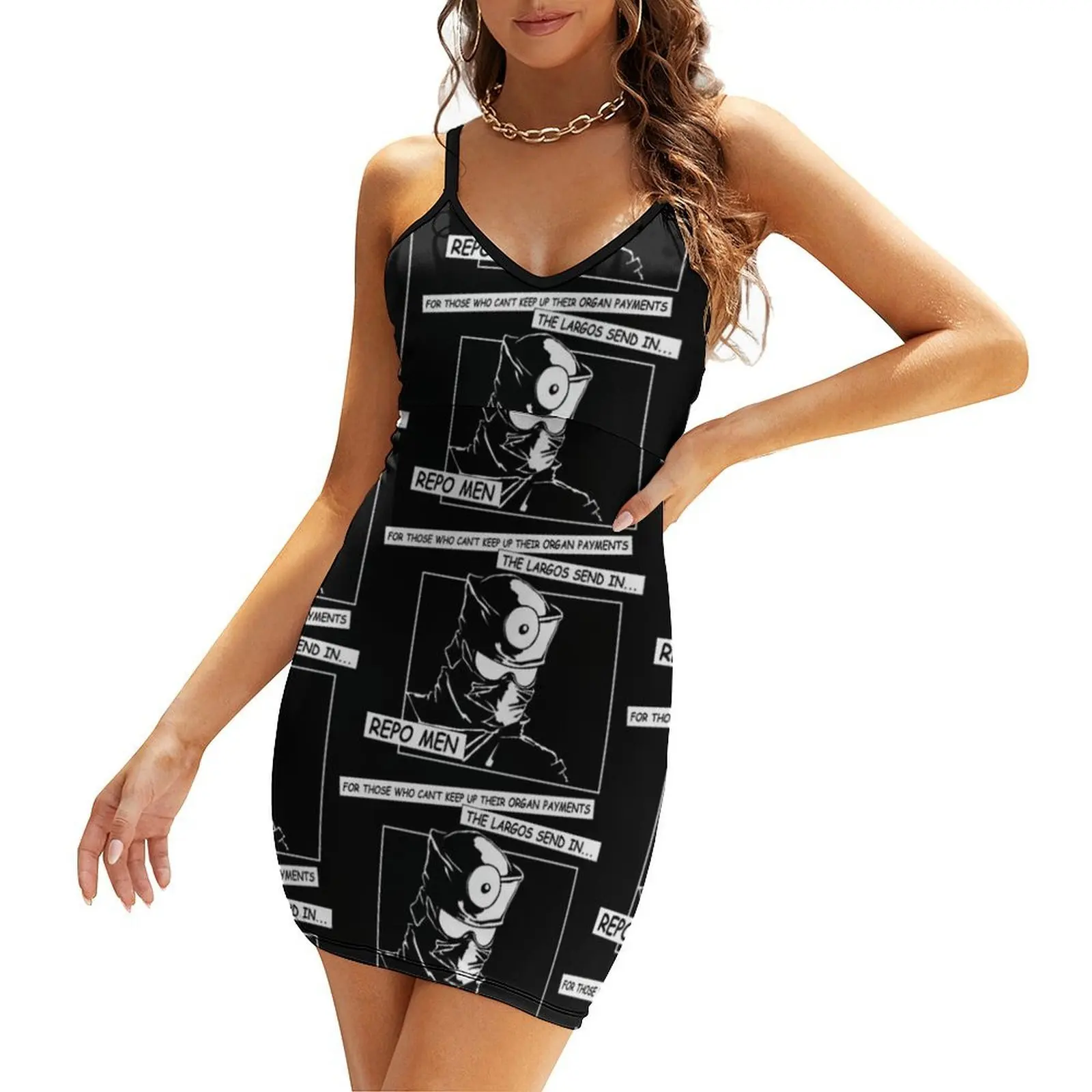 

Repo! The Genetic Opera The Repo Men - White Sling Dress women's evening dress 2025 chic and elegant evening dress Female