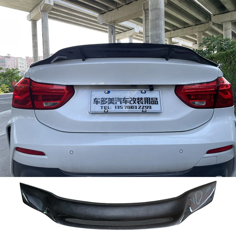 

For 2016-2023 Bmw 1 Series F52 100%Real Carbon Fiberhighquality Rear Spoiler Trunk Lid R Style