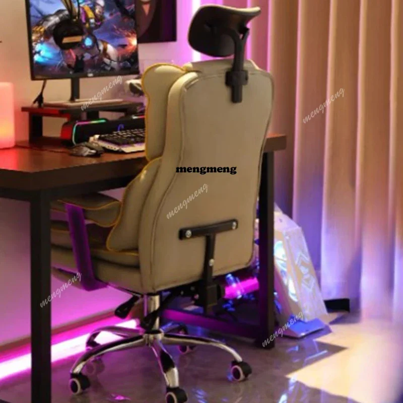K182Recliner Computer Office Chair Relax Adjustable Home Ergonomic Office Chair Mobile Playseat Sedia Da Ufficio Cute Furniture