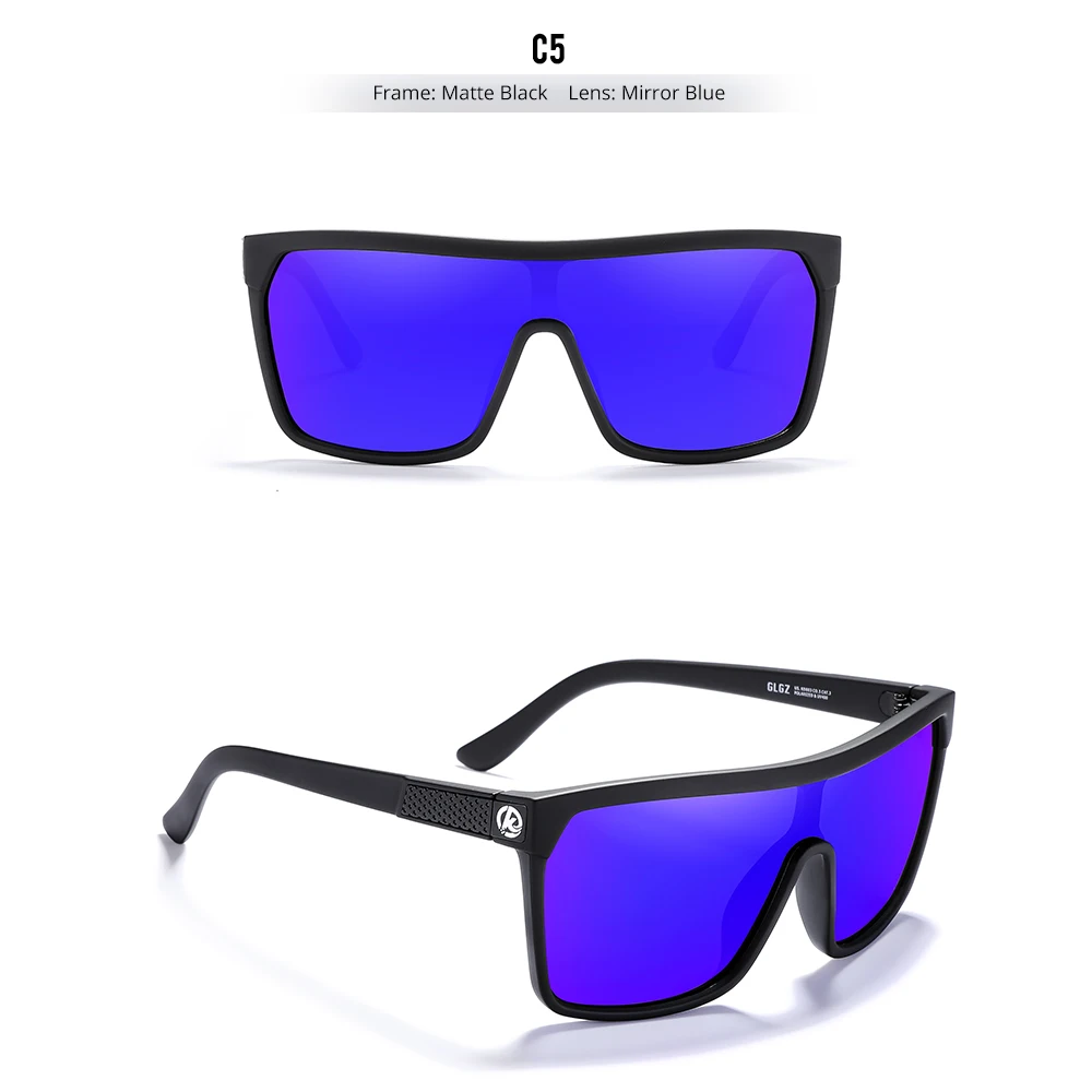 Kdeam High-End-Angels onnen brille für Männer und Frauen einteilige polarisierte Sonnenbrille mit langlebigen 5-Barrel-Scharnieren – Detail 15