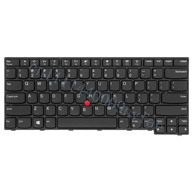 Replacement Keyboard for Lenovo ThinkPad E470, E470c, E475 with Pointer, No Backlight, 0.3