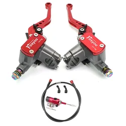 22mm Motorcycle Hydraulic Clutch Kit Brake Master Cylinder Kit For Honda Yamaha Kawasaki Suzuki Dirt Bike Sport Bike Scooter