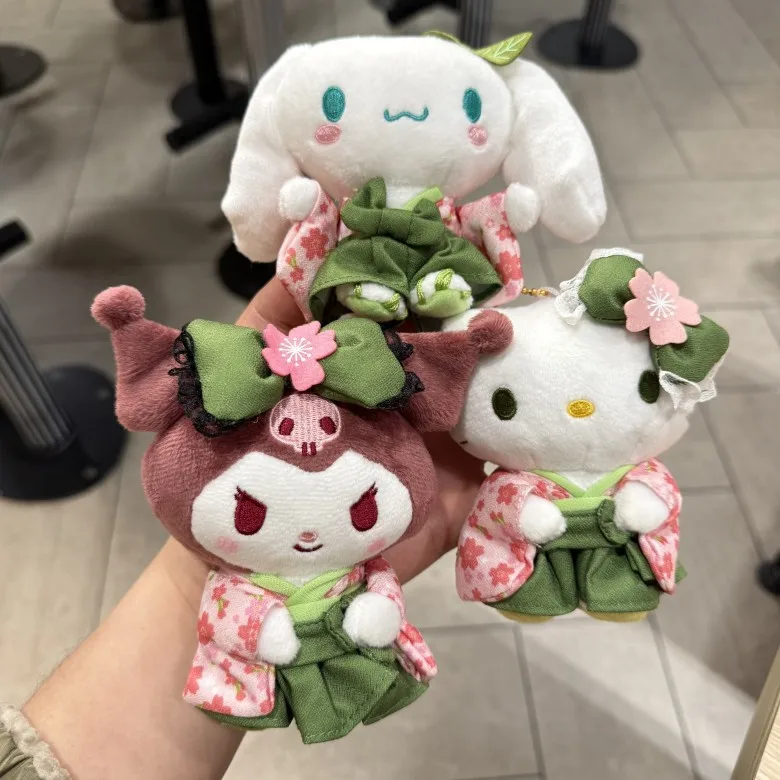 

Sanrio Hello Kitty Melody Kuromi Limited Edition Hello Kitty Doll Plush Bag Pendant Plushie Accessories Soft Doll Girls Gifts