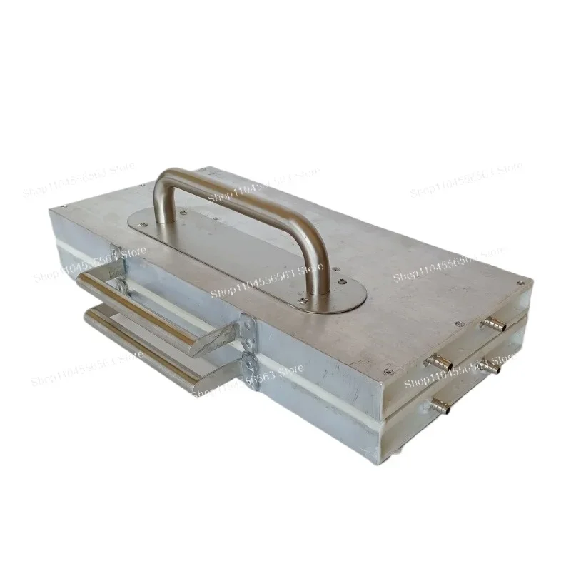 Hand Press Foundation Machine Continuous for Middle & Italian Bees Aluminum Alloy Water Cooling Plate Beekeeping Tool