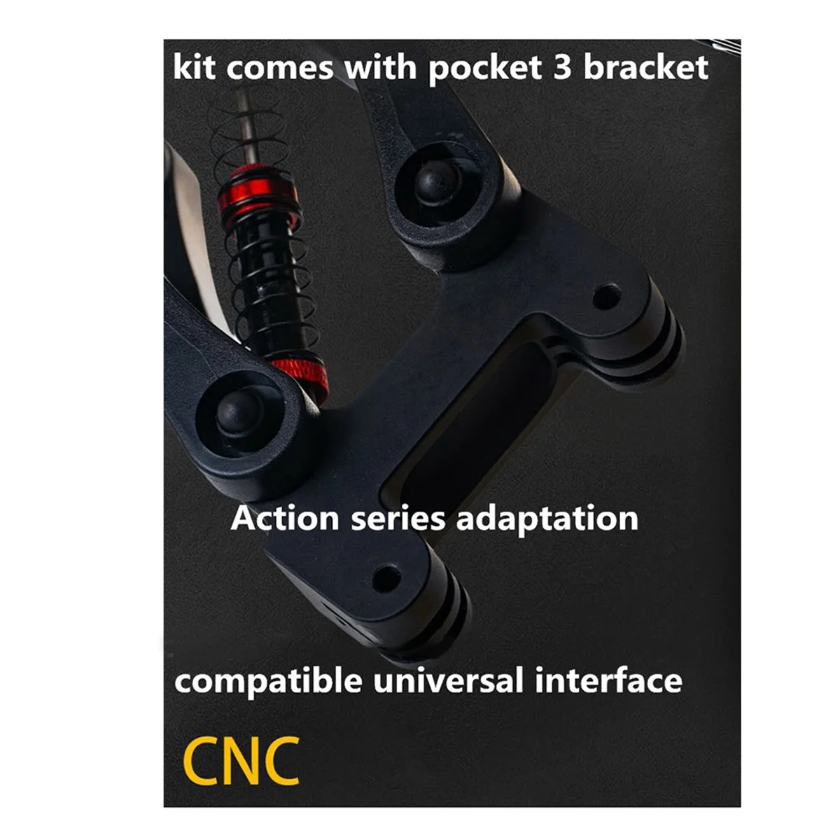 Amortecedor de câmera para dji osmo pocket3, ventosa, eixo z, amortecedor para estabilizador de tiro, acessórios e wmu