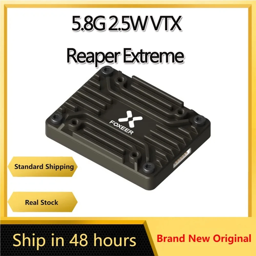 

Foxeer Reaper Extreme 5.8G 2.5W 72CH VTX Video Transmitter 9-36V 20*20mm Mounting Hole for FPV Long Range DIY Parts