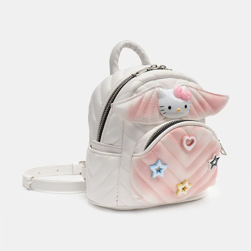 Hello Kitty Backpacks Cartoon Kawaii Backpack for Girls Waterproof Sanrio Leisure Bag Anime My Melody Bags Back To School PU