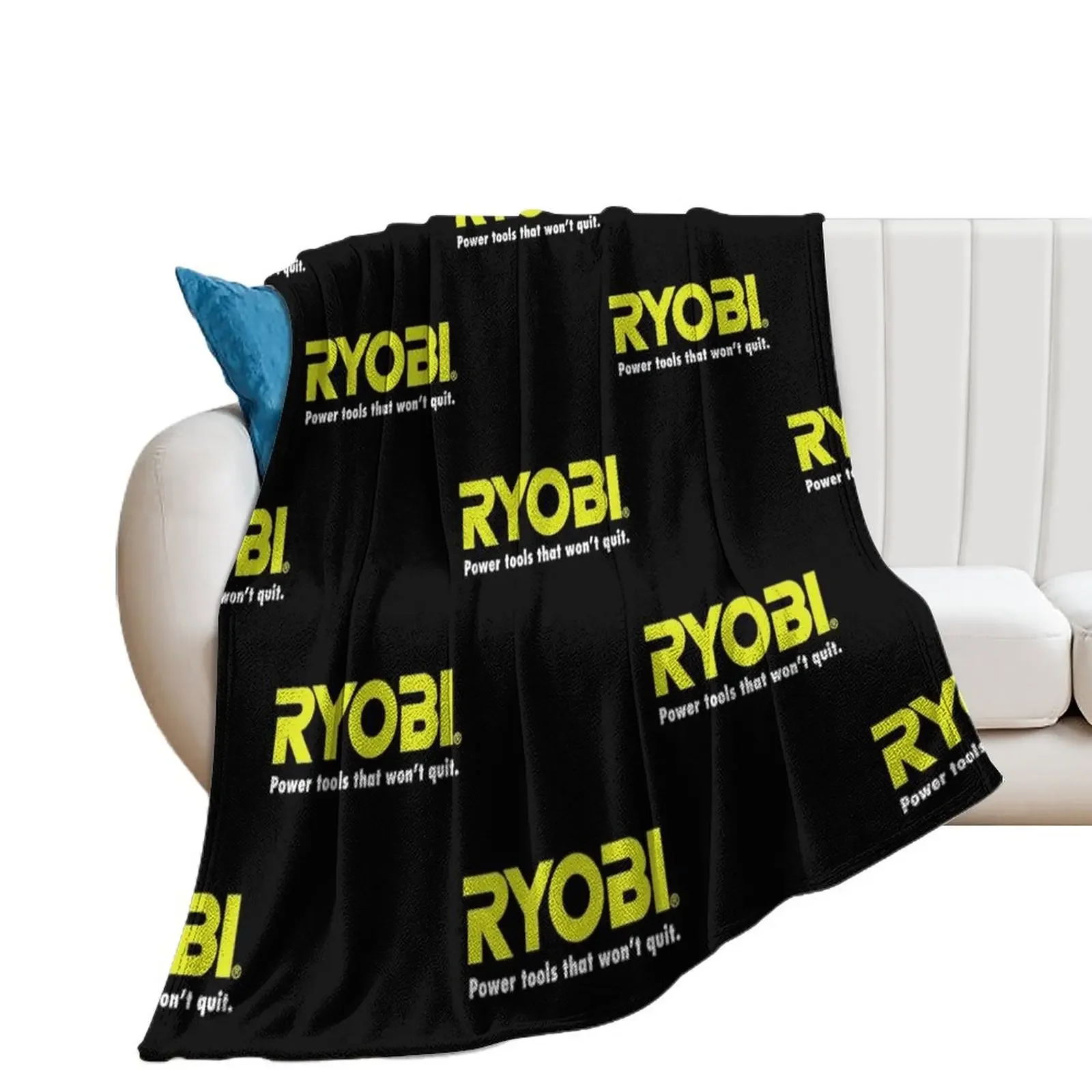 POWER TOOLS - RYOBILOGO Classic T-Shirt Throw Blanket Blankets For Baby Vintage Blankets