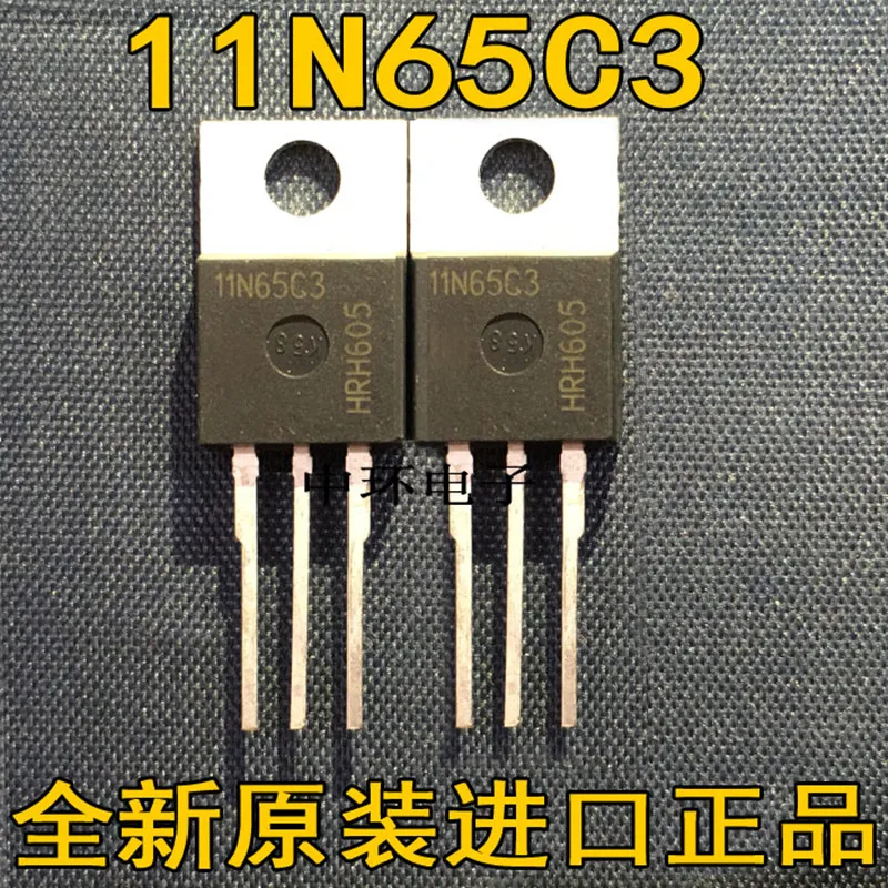 10pcs  SPA11N65C3 11N65C3 MOS field-effect transistor 11A 650V TO-220