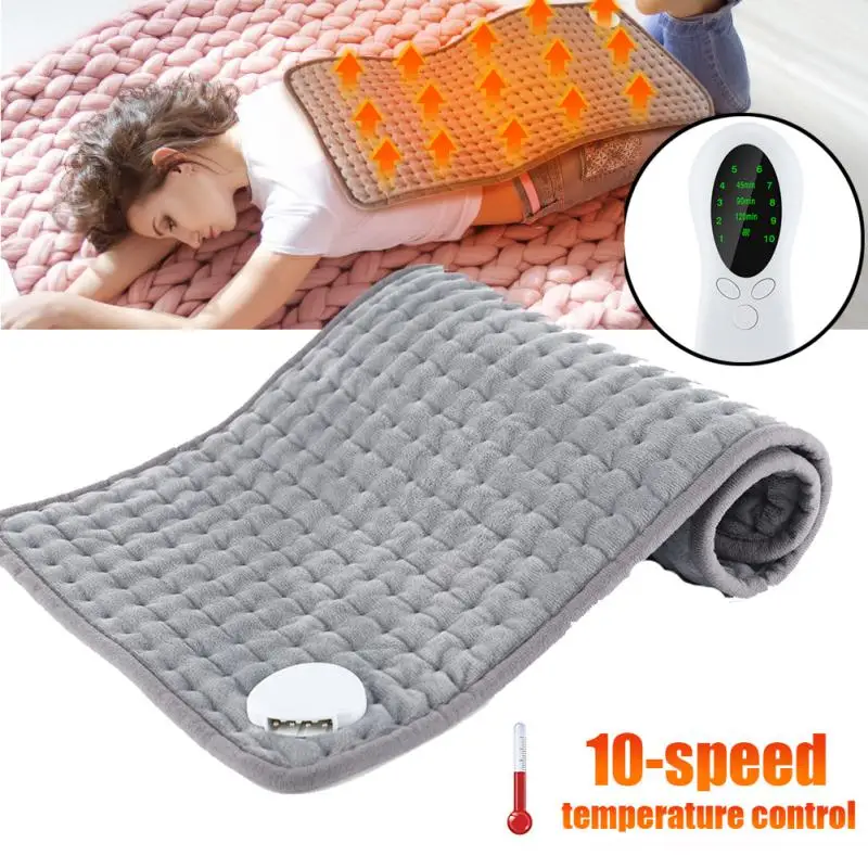 

Electric Blanket Super Soft Heating Pad Timer Physiotherapy Heating Pad For Shoulder Neck Back Spine Leg Pain Relief Warm Winter