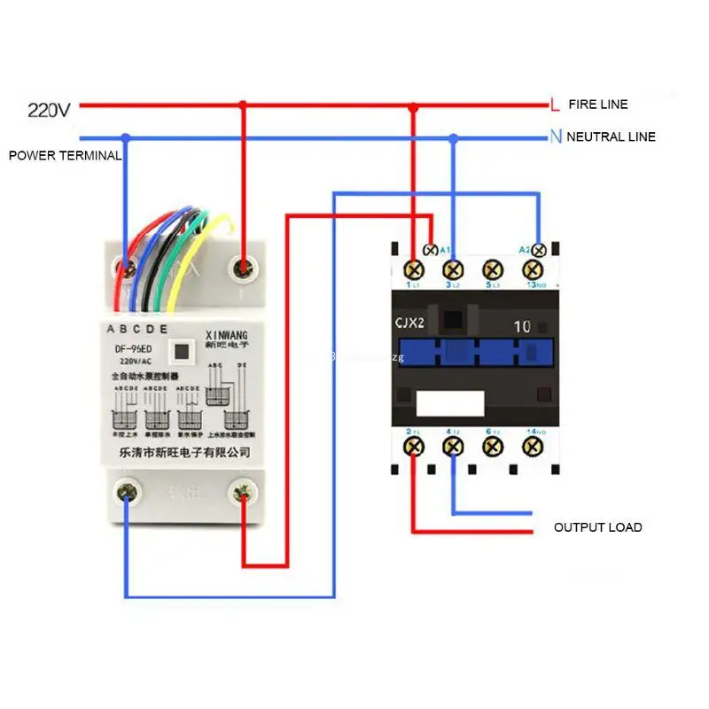 DF-96ED Automatic Water Level Controller 10A 220V Height Detection Cistern With 3 Probes Dropship