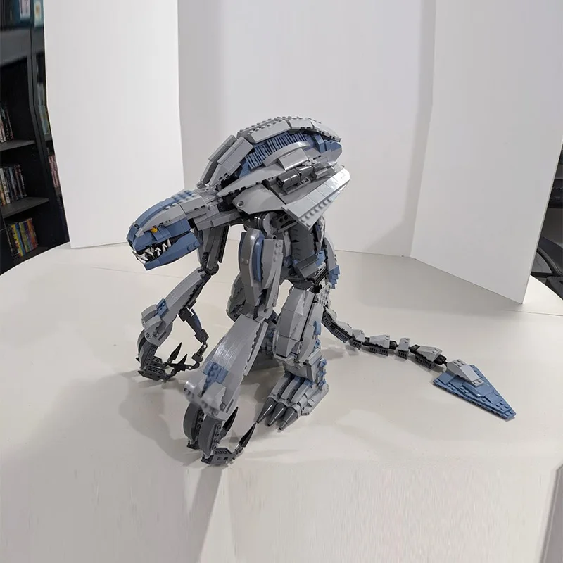 نموذج الفيلم الشعبي MOC قوالب بناء فيلم الوحش ميكا وحدات التكنولوجيا الهدايا عطلة تجميع ألعاب أطفال البدلة