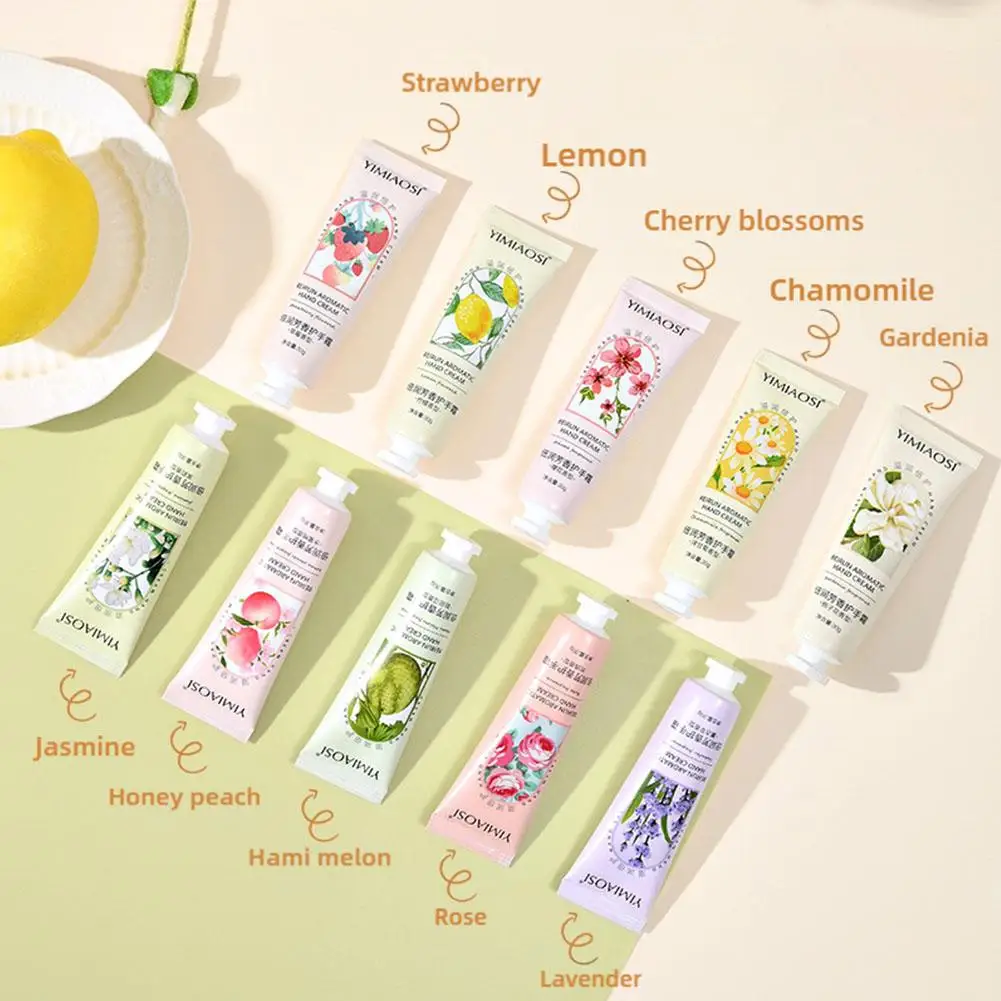 10 шт./компл., 30 мл, увлажняющий крем для рук, несколько увлажняющих эффектов, увлажняющий, питательный, осветляющий, увлажняющий крем для рук