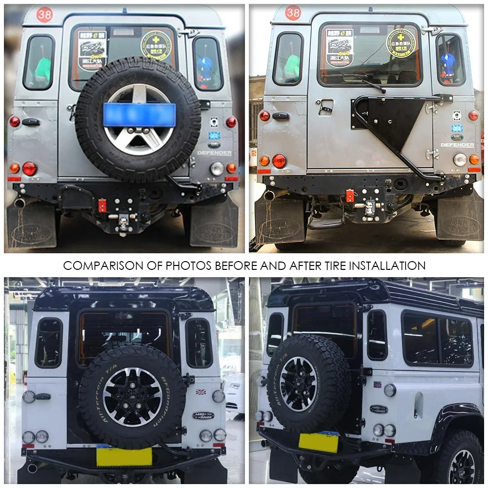 Hot Top Car Exterior Auto Parts Brand New Steel Spare Wheel Carrier Fit for Land Rover Defender - view 6