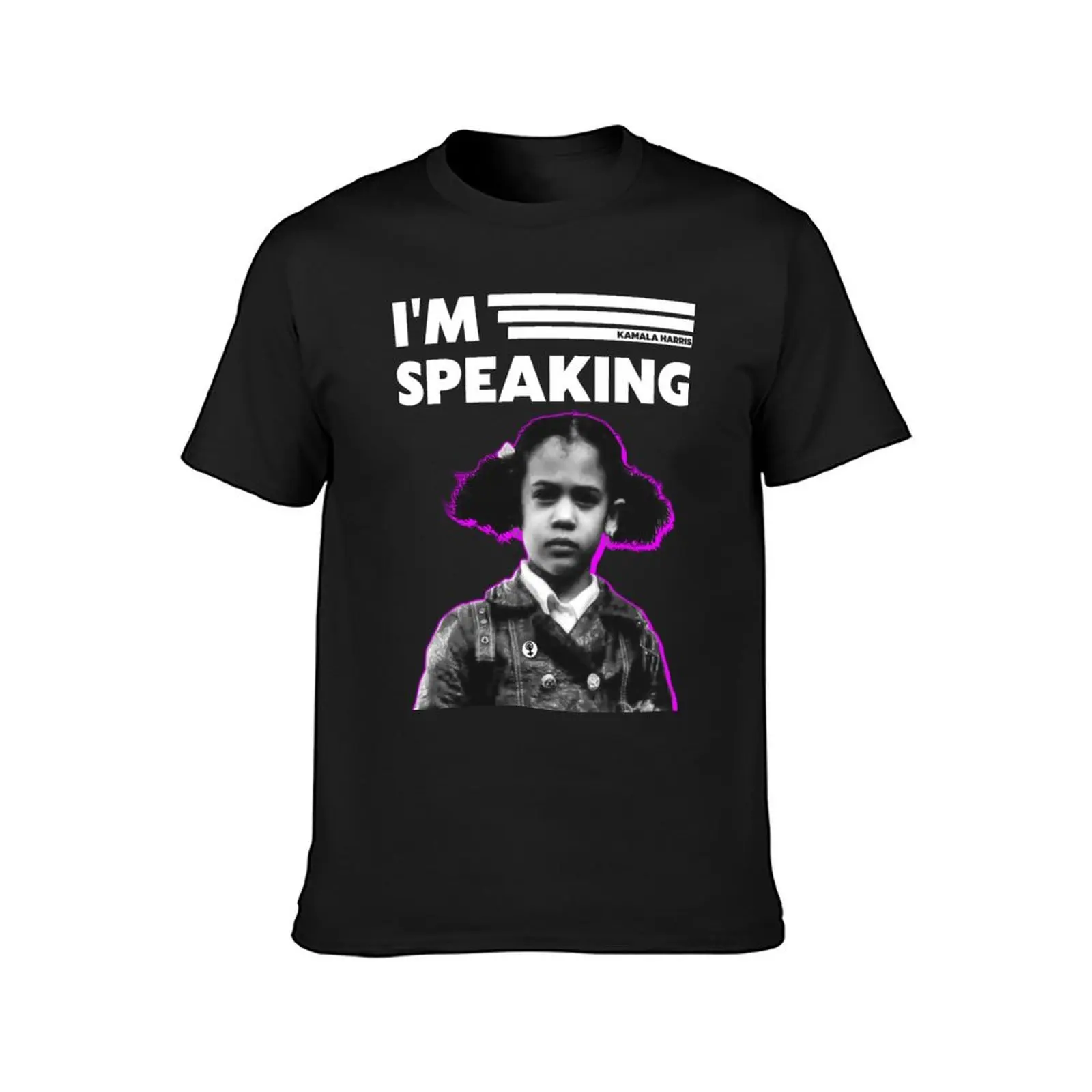 Young Kamala Harris I'm Speaking T-Shirt for a boy customs heavyweights customizeds clothes for men