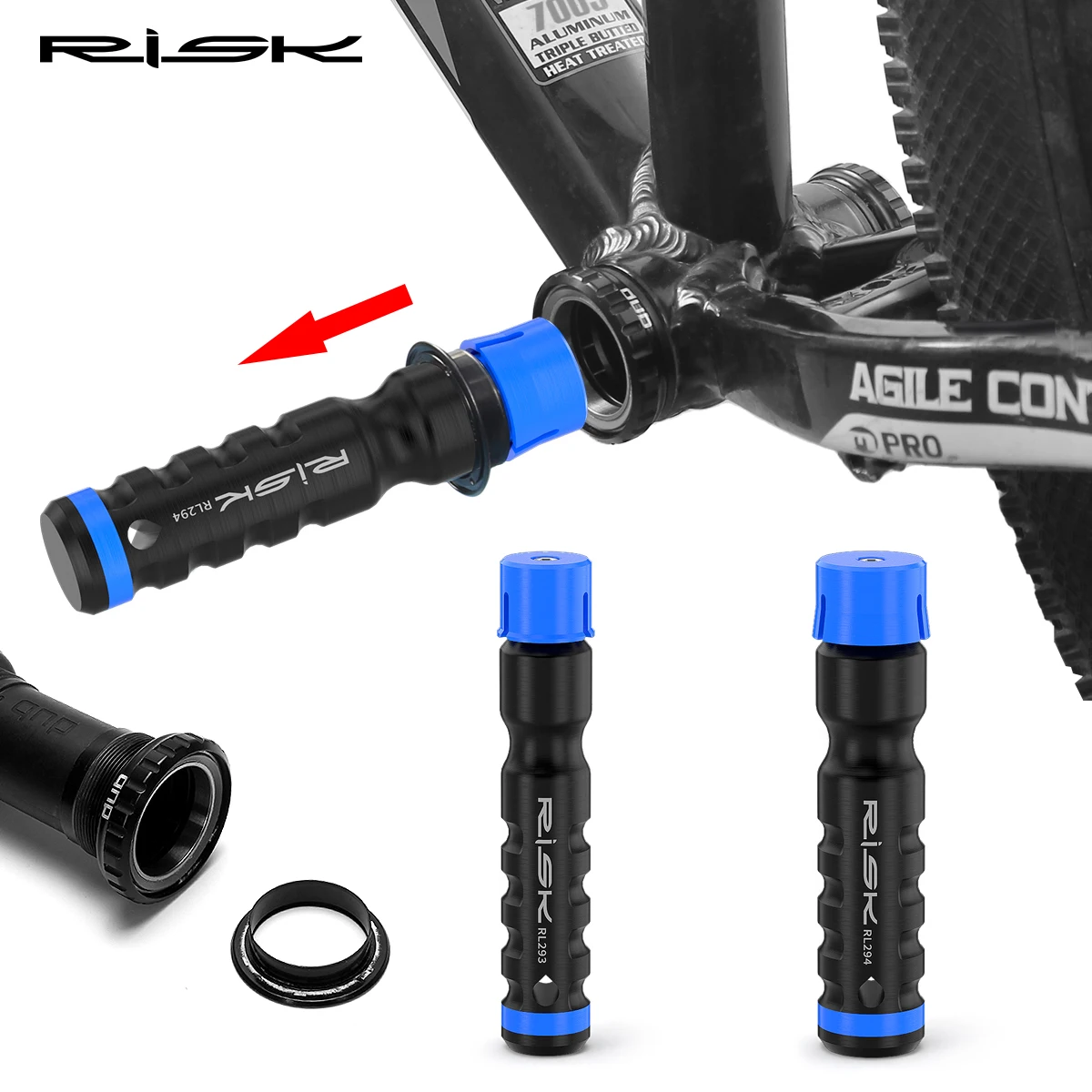 AliExpress NONE RISK Bike Bicycle Bottom Bracket Side Cover Dust Cap Removal Installation Repair Tool Disassembly Tool