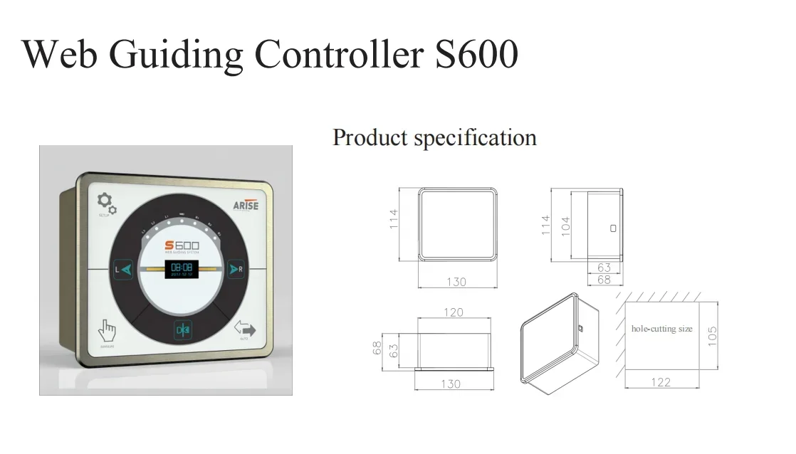 O sistema de controle de posição EPC Edge mais vendido e sistema de controle de guia web para máquinas de embalagem