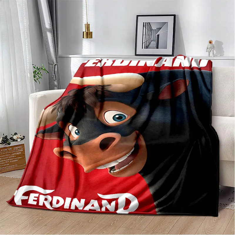 ferdinand cartoon printing blanket children warm blanket blankets for beds Picnic blanket cooling blanket birthday gift