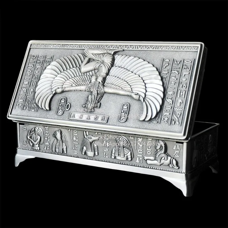 Ancient Egypt Mysterious Retro European Princess Jewelry Box Large Jewelry Ring Box Jewelry Storage Box