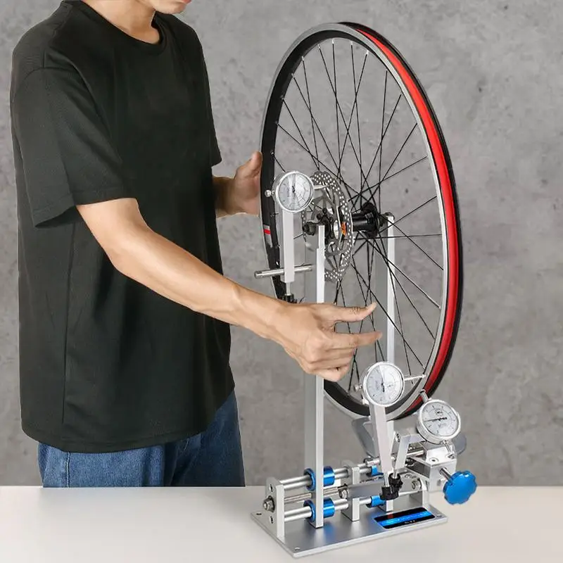 Bike Rims Truing Stand MTB Road Bike Wheel Correction Stand Bicycle Wheel Adjustment Calibration Stand For Cycling Repair Tool